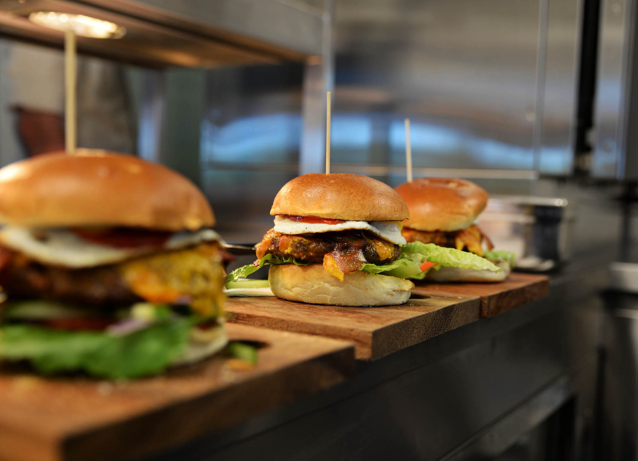 Foto van burgers